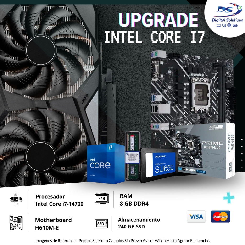 Actualización DS Computers Procesador Intel Core i7 14700 2.1Ghz LGA 1700