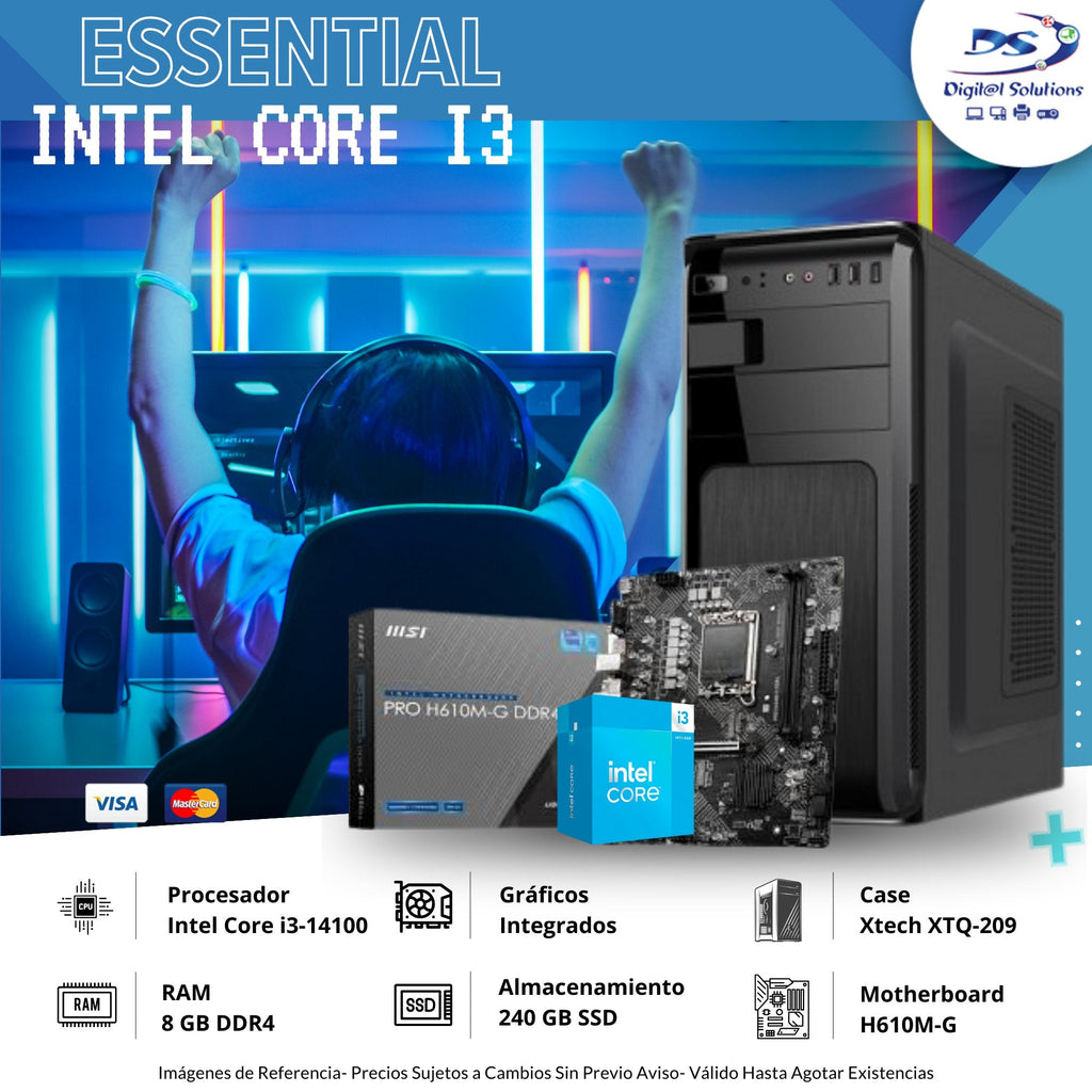 CPU DS Computers Procesador Intel Core i3 14100 3.5Ghz LGA 1700