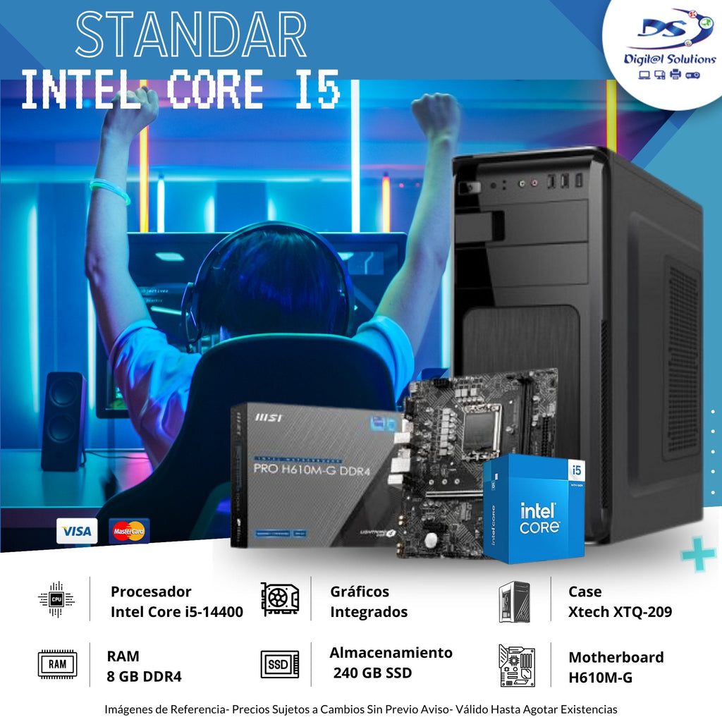 CPU DS Computers Procesador Intel Core i5 14400 2.5Ghz LGA 1700