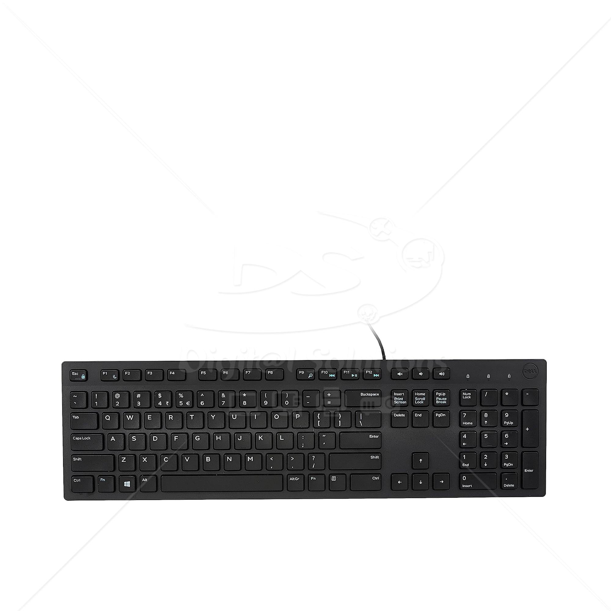Teclado y ratón inalámbrico blanco para portátil Dell